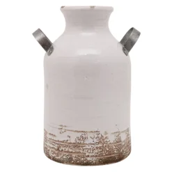 Sonoma Goods For Life® Farmhouse Milk Can Ceramic Vase