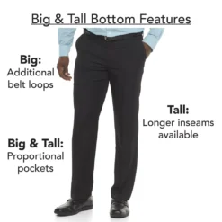 Big & Tall Sonoma Goods For Life™ Flexwear Stretch Chino Pants -Sonoma Style 2812015 ALT3