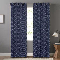 Sonoma Goods For LifeĀ® 2-pack Embroidered Dynasty Blackout Curtain