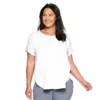 Plus Size Sonoma Goods For Life® Supersoft Short Sleeve Top