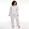 Plus Size Sonoma Goods For Life® Velour Pajama Shirt & Pajama Pants Set