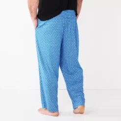 Big & Tall Sonoma Goods For Life® Seriously Soft Relaxed-Fit Sleep Pants 5 Big & Tall Sonoma Goods For Life® Seriously Soft Relaxed-Fit Sleep Pants -Sonoma Style 5241547 Blue Cube Geo ALT