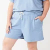 Plus Size Sonoma Goods For Life® French Terry Sweat Shorts
