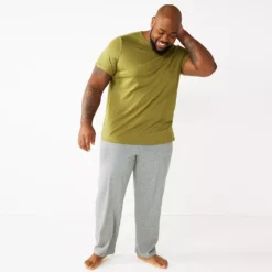 Big & Tall Sonoma Goods For Life® Crewneck Tee & Sleep Pants Set