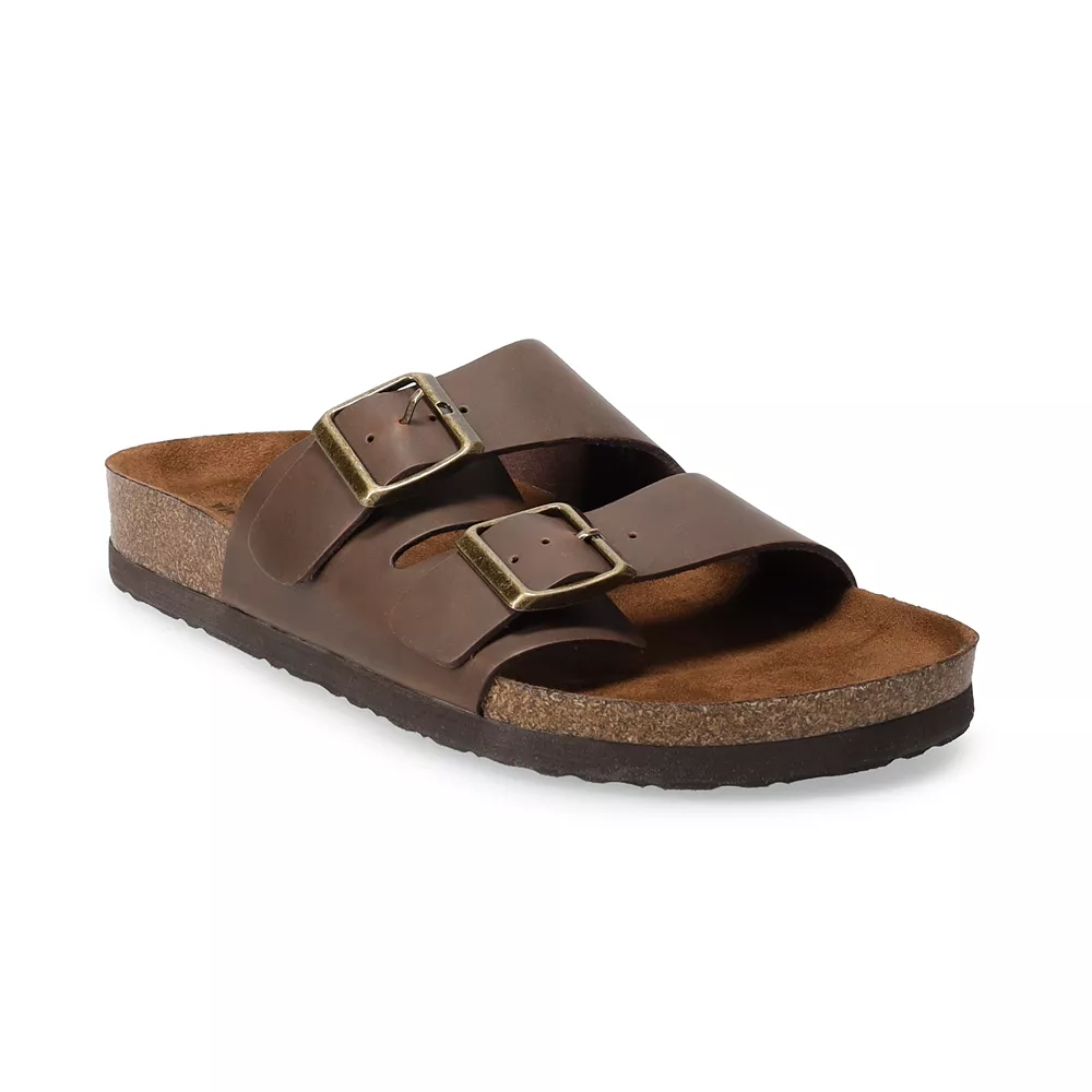 Sonoma Goods For Life® Raymond 02 Men's Leather Slide Sandals 1 Sonoma Goods For Life® Raymond 02 Men's Leather Slide Sandals