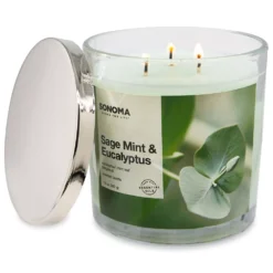 Sonoma Goods For Life® Sage Mint & Eucalyptus 14-oz. Candle Jar -Sonoma Style 5494081 ALT3