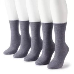 Women's Sonoma Goods For Life® 5-Pack Roll Top Crew Socks