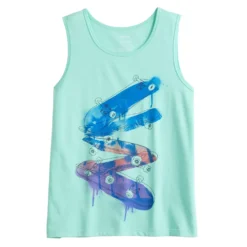 Boys 8-20 Sonoma Goods For Life® Super Soft Printed Tank Top In Regular & Husky