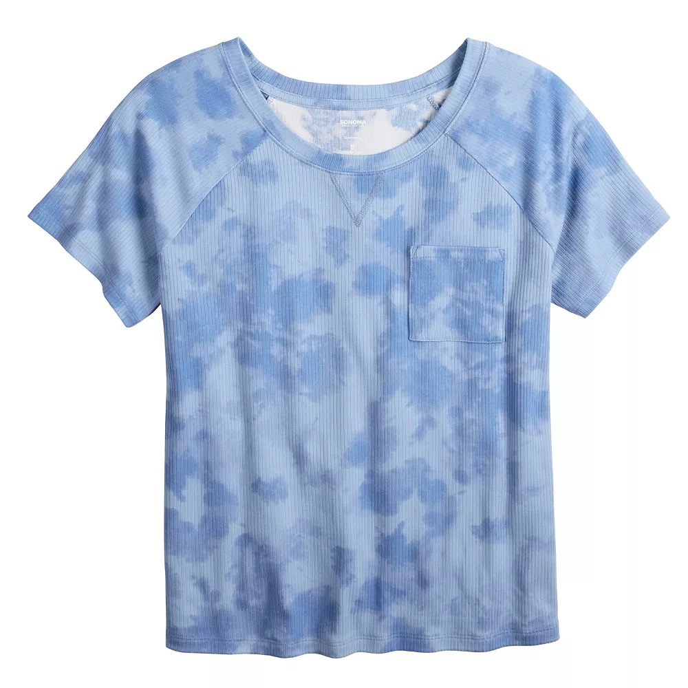 Women's Sonoma Goods For Life® Essential Short Sleeve Pajama Top 4 Women's Sonoma Goods For Life® Essential Short Sleeve Pajama Top - Image 4