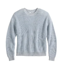 Women's Sonoma Goods For Life® Textured Drop-Shoulder Sweater -Sonoma Style 5579623 ALT5