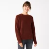 Women's Sonoma Goods For Life® Textured Drop-Shoulder Sweater