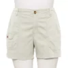 Plus Size Sonoma Goods For Life® High-Waisted Comfort Utility Shorts