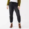 Women's Sonoma Goods For Life® Mid-Rise Denim Jogger Pants