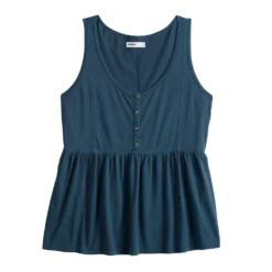 Women's Sonoma Goods For Life® Button Utility Tank -Sonoma Style 5583719 ALT5