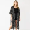 Women's Sonoma Goods For Life Ikat Burnout Long Tacked Ruana