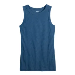 Women's Sonoma Goods For Life® Slim Fit High Neck Rib Tank -Sonoma Style 5651280 ALT5