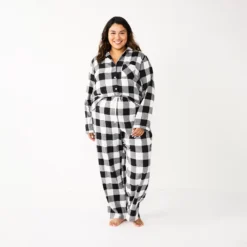 Plus Size Sonoma Goods For Life® Flannel Pajama Shirt & Pajama Pants Sleep Set -Sonoma Style 5677717 ALT2