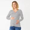 Maternity Sonoma Goods For Life® Long Sleeve Knotted Thermal Top