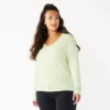 Petite Sonoma Goods For Life® Everyday Long Sleeve V-Neck Top