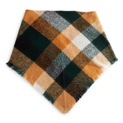 Women's Sonoma Goods For Life® Boucle Plaid Triangle Scarf -Sonoma Style 5731417 ALT2