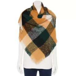 Women's Sonoma Goods For Life® Boucle Plaid Triangle Scarf