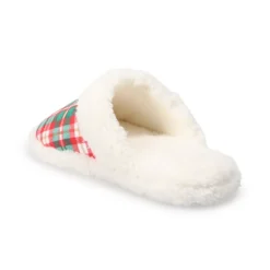 Sonoma Goods For Life Women's Jammies For Your Families® Plaid Scruff Slippers -Sonoma Style 5743976 ALT2