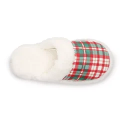 Sonoma Goods For Life Women's Jammies For Your Families® Plaid Scruff Slippers -Sonoma Style 5743976 ALT4