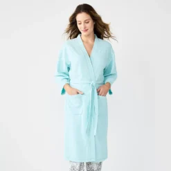 Women's Sonoma Goods For Life® Cloud Knit 3/4 Sleeve Robe