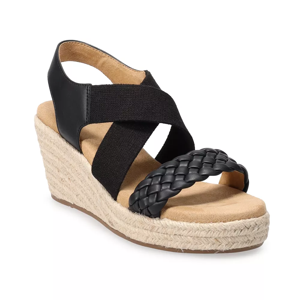 Sonoma Goods For Life® Coraa Women's Espadrille Wedge Sandals 1 Sonoma Goods For Life® Coraa Women's Espadrille Wedge Sandals
