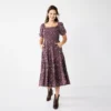 Women's Sonoma Goods For Life® Smocked Tiered Midi Dress