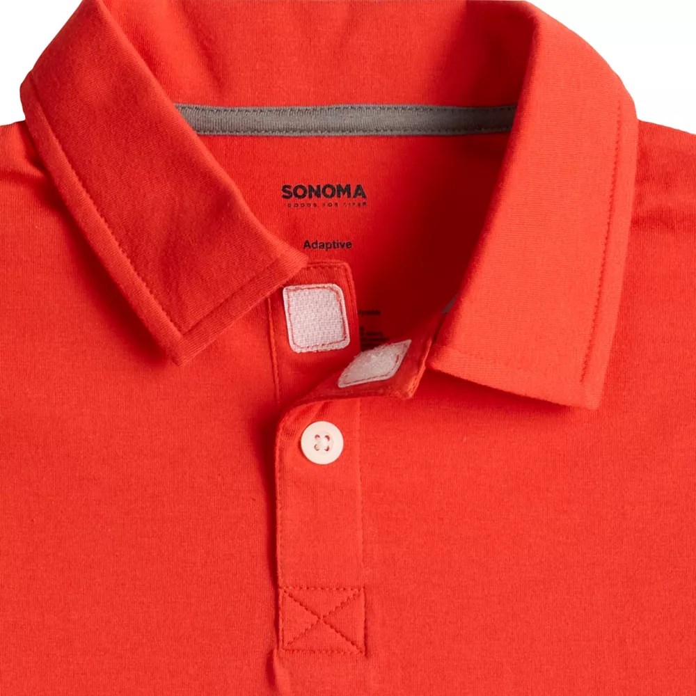 Boys 8-20 Sonoma Goods For Life® Adaptive Solid Polo 2 Boys 8-20 Sonoma Goods For Life® Adaptive Solid Polo - Image 2