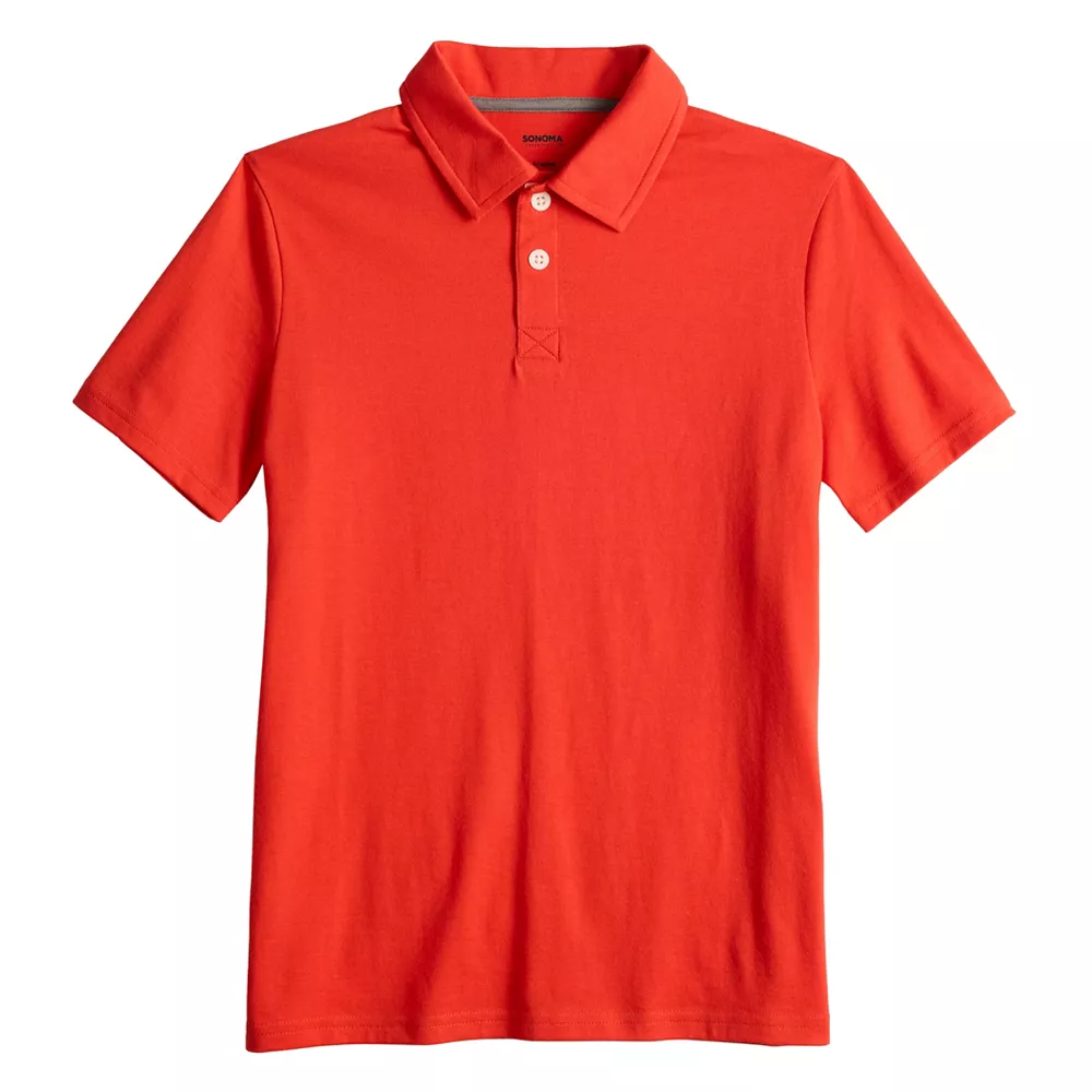 Boys 8-20 Sonoma Goods For Life® Adaptive Solid Polo 1 Boys 8-20 Sonoma Goods For Life® Adaptive Solid Polo