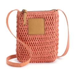 Sonoma Goods For Life® Straw Phone Crossbody Bag