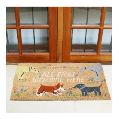 Sonoma Goods For Life® "All Paws Welcome Here" Doormat -Sonoma Style 5934602 ALT5