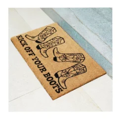 Sonoma Goods For Life® "Kick Off Your Boots" Doormat -Sonoma Style 5934606 ALT3