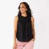 Women's Sonoma Goods For Life® Yoke Front Top
