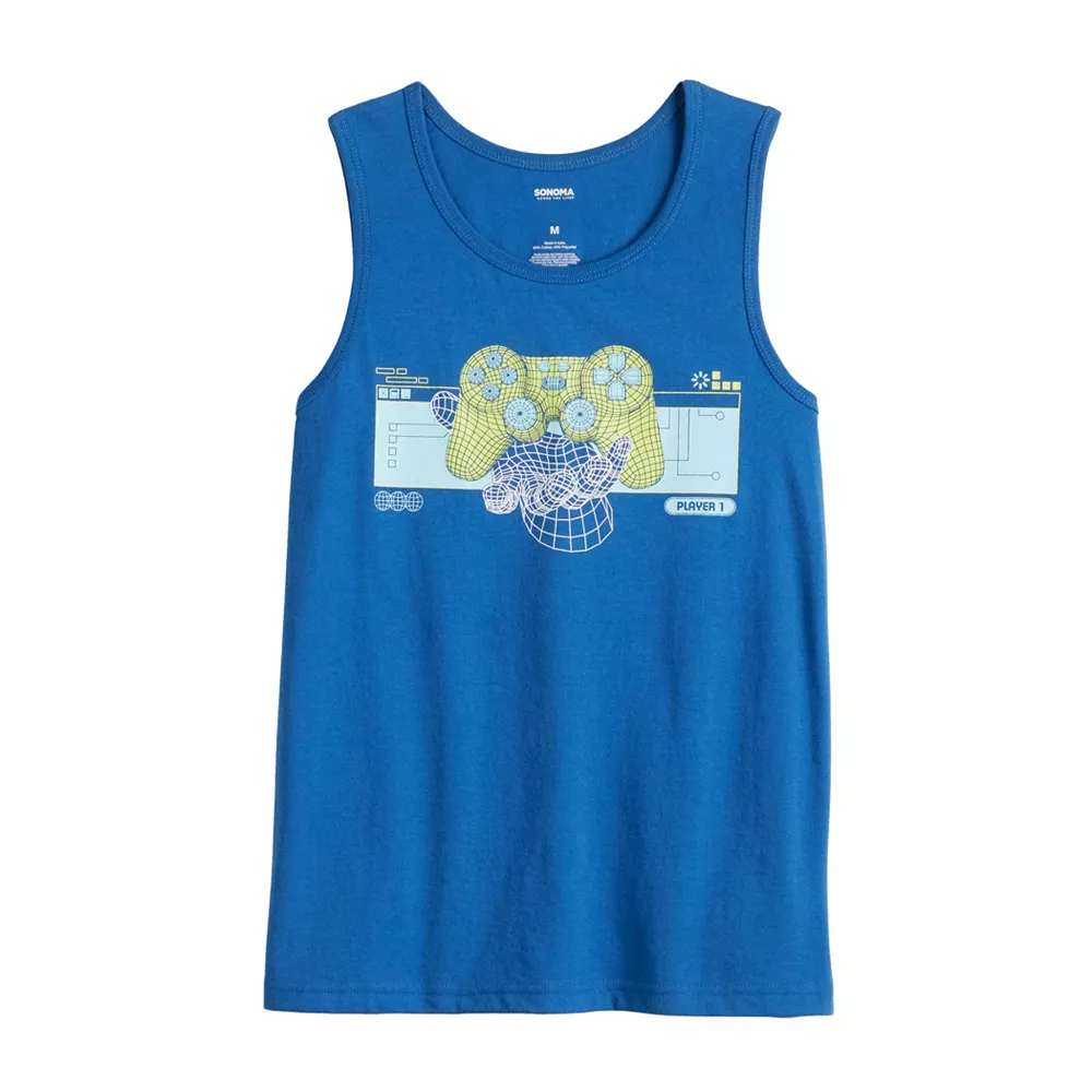 Boys 7-20 Sonoma Goods For Life® Supersoft Graphic Tank 1 Boys 7-20 Sonoma Goods For Life® Supersoft Graphic Tank
