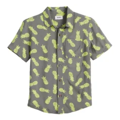 Boys 8-20 Sonoma Goods For Life® Printed Button-Up Shirt