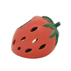 Sonoma Goods For Life® Ceramic Strawberry Solar LED Lantern -Sonoma Style 5991419 ALT2