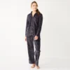 Women's Sonoma Goods For Life® Velour Pajama Shirt & Pajama Pants Sleep Set