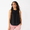 Petite Sonoma Goods For Life® Yoke Front Tank