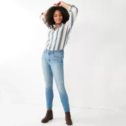 Women's Sonoma Goods For Life® Curvy High-Waisted Skinny Jeans -Sonoma Style 6120421 ALT4